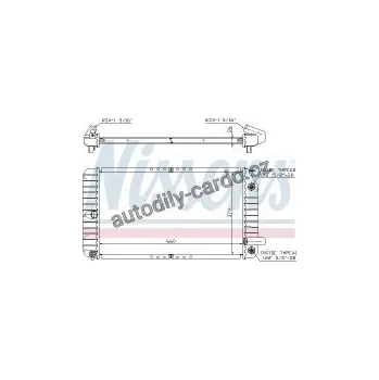 Chladič motoru Chladič motoru NISSENS 609191