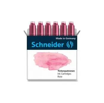Náplň do psacích potřeb Inkoustové bombičky Schneider, 6 ks růžové,rychlé dodání