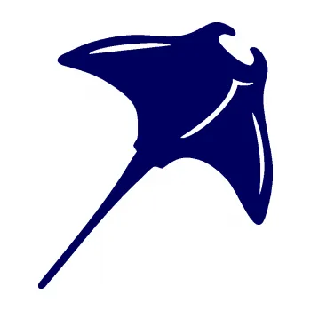 Samolepící dekorace SAMOLEPKA Rejnok 004 pravá manta (23 - tmavě modrá) NA AUTO, NÁLEPKA, FÓLIE, POLEP, TUNING, VLASTNÍ TEXT, TISK, AUTOSAMOLEPKY.cz, POLEPY, OBRÁZEK, LOGO, SAMOLEPKY