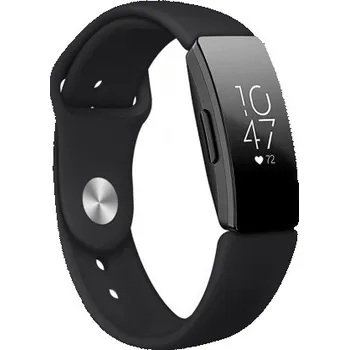 Řemínek na hodinky BSTRAP | BStrap Silicone (Large) reminek na Fitbit Inspire, black (SFI009C07)