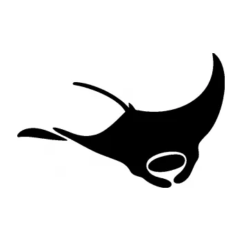 Samolepící dekorace SAMOLEPKA Rejnok 003 pravá manta (01 - černá) NA AUTO, NÁLEPKA, FÓLIE, POLEP, TUNING, VLASTNÍ TEXT, TISK, AUTOSAMOLEPKY.cz, POLEPY, OBRÁZEK, LOGO, SAMOLEPKY