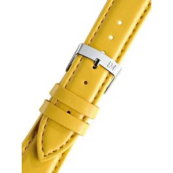 Řemínek na hodinky Kožený řemínek Morellato Gelso M 4219A97.097, žlutý, ekokůže