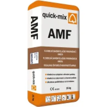 Samonivelační stěrka QUICK-MIX AMF šedá 25 Kg cementová samonivelační hmota