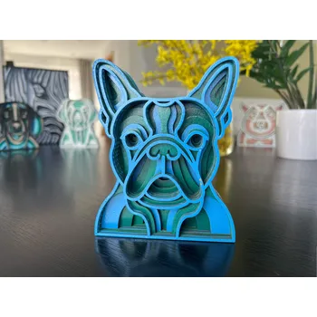 Vsepropejska Mandala Boston dekorace na stůl Barva: Modrá, Rozměr (cm): 14 x 11,5, Druh: Kartonová