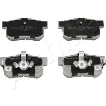 Brzdová destička Sada brzdových destiček, kotoučová brzda ASHIKA 51-04-445