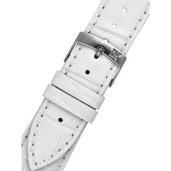 Řemínek na hodinky Kožený řemínek Morellato Extra EC M 5201656.017, bílý, Quick Release