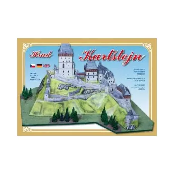 omalovánky Hrad Karlštejn - Stavebnice papírového modelu