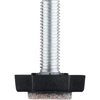 Stolová podnož Walteco Stavěcí šroub M10, základna 30x30mm s filcovou podložkou, výška 35mm, černý