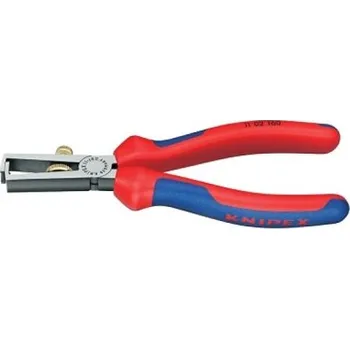 Kleště Knipex 11 02 160 - Kleště odizolovací 160mm, leštěné, BI-plastové rukojeti