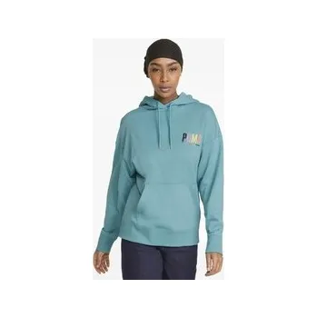 Dámská mikina Puma SWxP Graphic Hoodie TR Porcelain XL