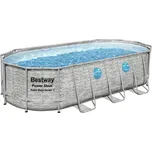 Bestway Power Steel Stacked Stone Swim Vista 5,49 x 2,74 m + kartušová filtrace, schůdky, plachta