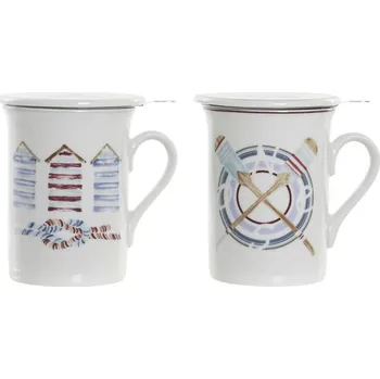 Čajová souprava Čajový set se sítkem "MARINE" 280ml/2dr.