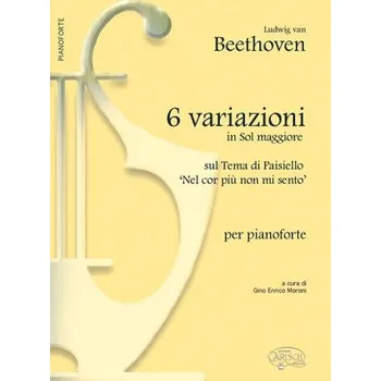 6 Variazioni In G Maj Sul Tema Di Paisiello - Nel Cor Non Mi Sento - pro klavr 742470