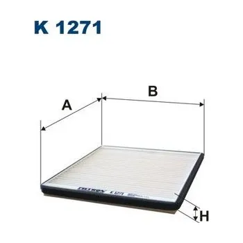Autodíl Filtr, vzduch v interiéru FILTRON K 1271
