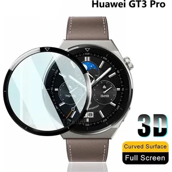 Příslušenství k chytrým hodinkám 3D Sklo Na Huawei Gt3 Pro Huawei: Huawei Watch Gt 3 Pro 43 Mm