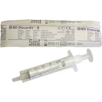 Injekční stříkačka Injekční stříkačka BD 5ml / 100 ks