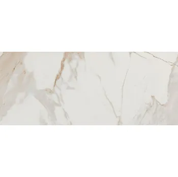 Obklad Roma Gold Calacatta Oro Brillante - obkládačka rektifikovaná 50x120 bílá fQCR