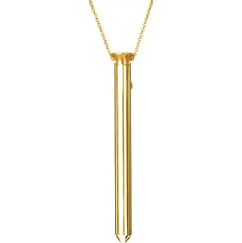 Erotická ozdoba Crave Vesper Vibrator Necklace Gold
