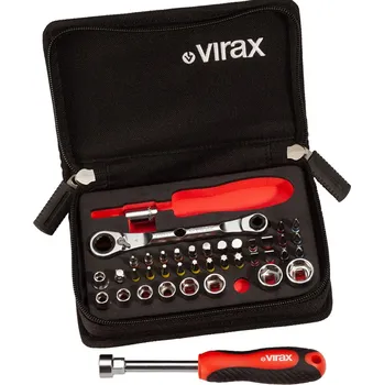 VIRAX Pouzdro s nástrčnými hlavicemi a bity