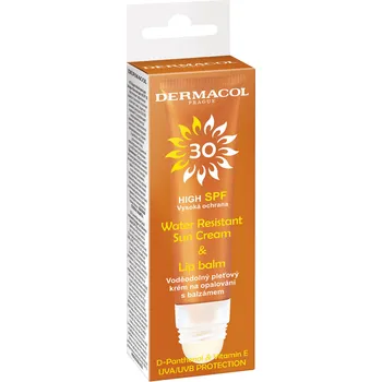 Přípravek na opalování Dermacol Water Resistant Sun Cream and Lip Balm SPF30 30 ml