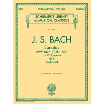 Sonatas For Cello And Keyboard - Schirmer's Library of Musical Classics, Vol. 2053 - na violoncello a klavr 1051572