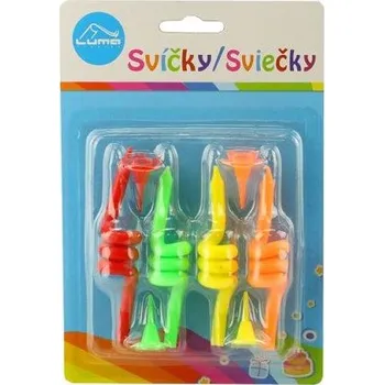 Svíčka Svíčka 4ks, SPIRÁLA, LUMA