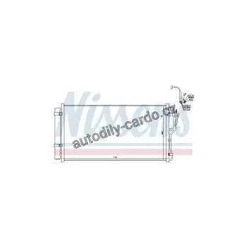 Chladič motoru Chladič klimatizace NISSENS 940383