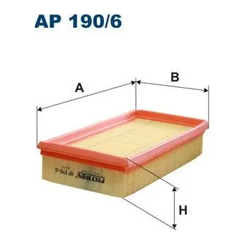 Filtr do auta Vzduchový filtr FILTRON AP 190/6