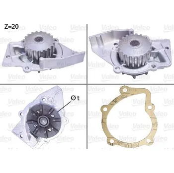Chladič motoru Vodní čerpadlo, chlazení motoru VALEO 506575