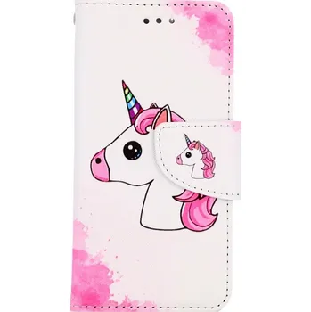 Pouzdro na mobilní telefon Pouzdro iPhone SE 2022 knížkové Jednorožec (kryt neboli obal na iPhone SE 2022)