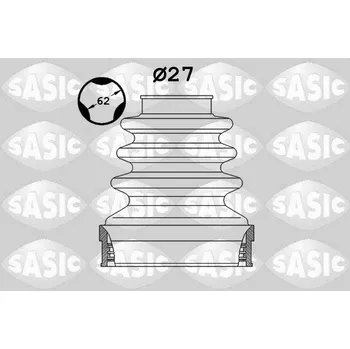 Hřídel nápravy Sada měchů, hnací hřídel SASIC 1900014