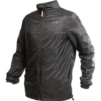 Fasthouse Tracker Packable Windbraker Black pánská funkční větrovka Velikost: L
