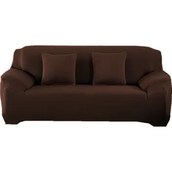 Napínací potah Numberoplus Potah na trojsedačku elastický - Hnědý
