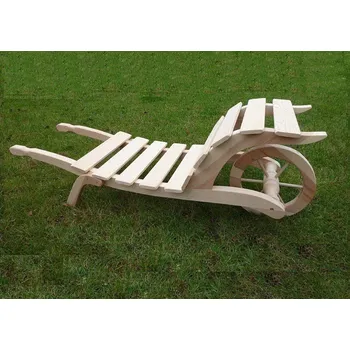 Zahradní dekorace Vladeko Dřevěný trakař 135 cm smrk