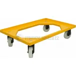 Vozík 2 ot.kolečka guma - žlutý 4420236