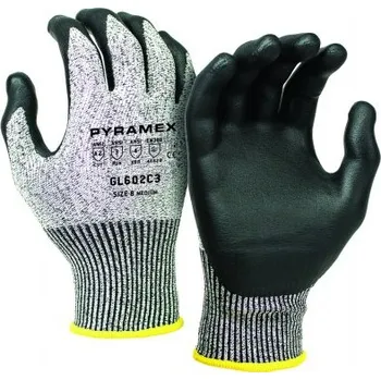 Pracovní rukavice Nitrilové protipořezové pracovní rukavice Pyramex 602C3 Velikost: M (8)