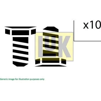 Setrvačník motoru Sada šroubů, setrvačník Schaeffler LuK 411 0133 12