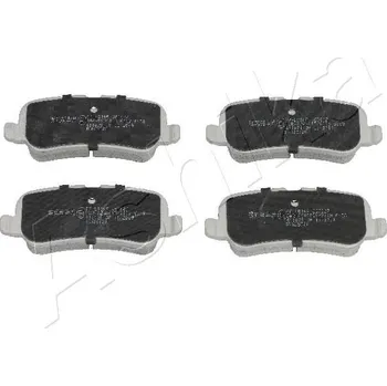 Brzdová destička Sada brzdových destiček, kotoučová brzda ASHIKA 51-0L-L01