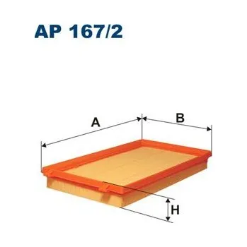Vzduchový filtr Vzduchový filtr FILTRON AP 167/2