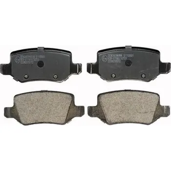 Brzdová destička Sada brzdových destiček, kotoučová brzda DENCKERMANN B110891