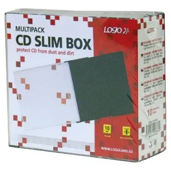 Příslušenství pro datový nosič Obal na CD, 5,2 mm, slim box, 10 ks