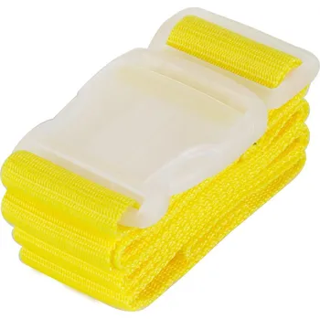 Příslušenství k zavazadlu Rock Bezpečnostní popruh na kufr žlutý