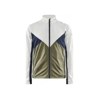 Cyklistická bunda CRAFT ADV Essence Wind M šedá s tmavě zelenou 1911443-914664 XL; Zelená bunda + DÁREK DLE VÝBĚRU!