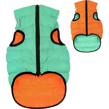 Obleček pro psa AiryVest Lumi bunda pro psy luminiscenční/oranžová S 30