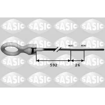 Olejová vana Odměrka hladiny oleje SASIC 1946002