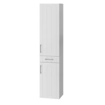 Koupelnový nábytek Lavedo Ossy 185 vysoká závěsná skříňka do koupelny, bílá