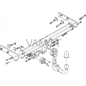 Tažné zařízení Tažné zařízení Volvo XC 70 (2007 - 2016) (4144)
