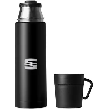 Termohrnek Seat Termoska s hrníčkem černá SEAT 490ml