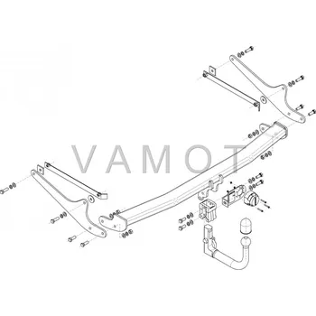 Tažné zařízení Tažné zařízení Renault Talisman Grandtour (Kombi) (2016 a novější) (8050)