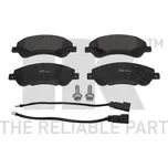 Sada brzdových destiček, kotoučová brzda NK 222564